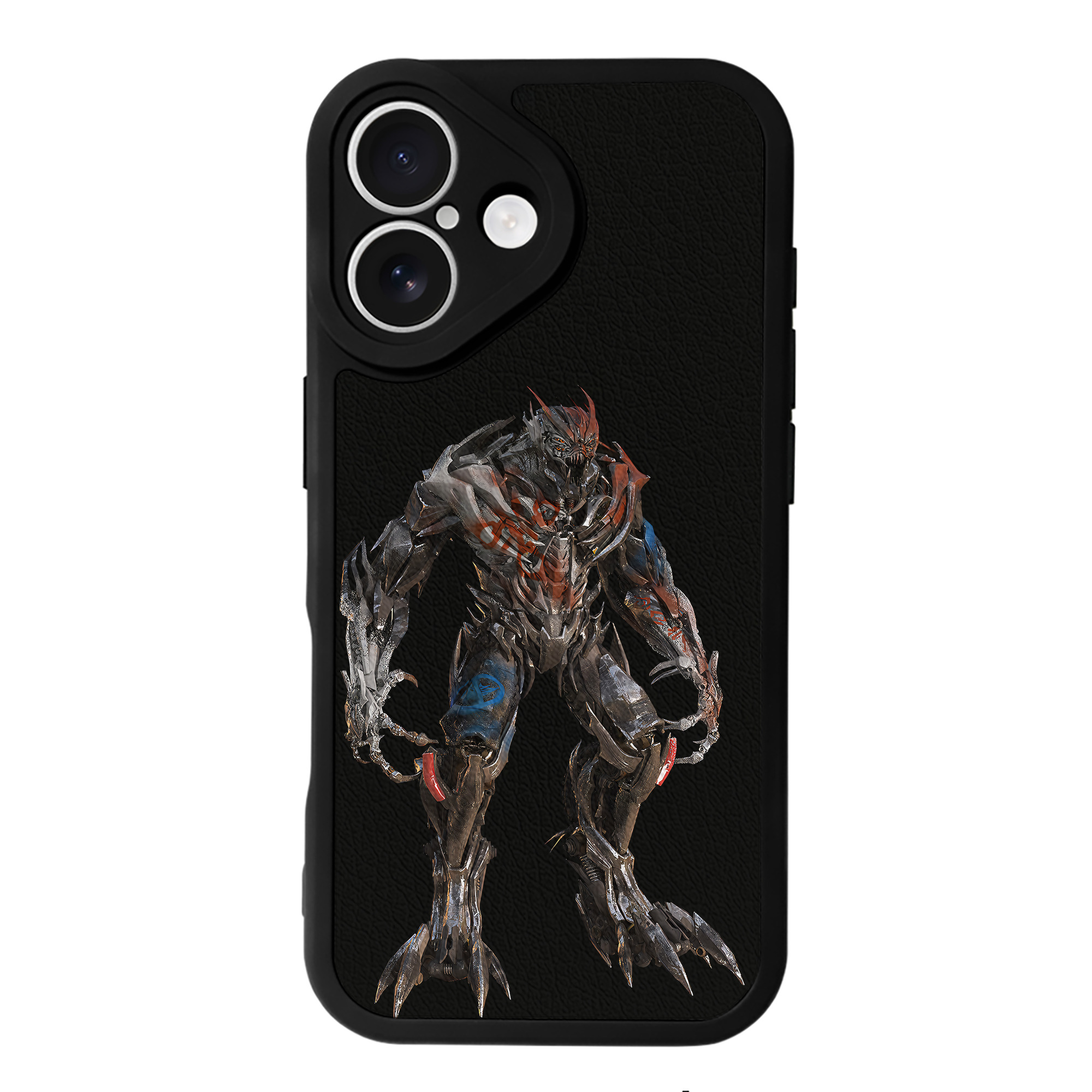 （画像用） Transformers トランスフォーマー 【iPhone 16シリーズ対応】シリコンスマホケース（レザー調） 材質：シリコン